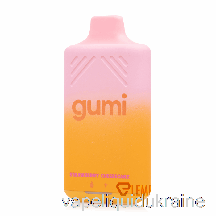 Vape Liquid Ukraine Gumi Bar 8000 Disposable Strawberry Cheesecake